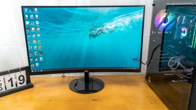 hkc c270曲面显示器评测,我的明智之选