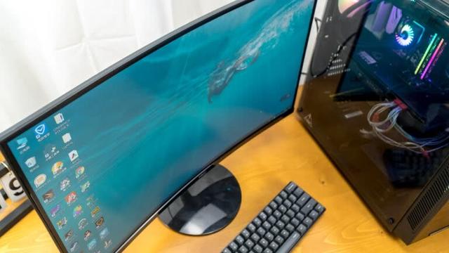 hkc c270曲面显示器评测,我的明智之选