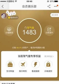 淘气值在哪里看?1000开通vip要多少钱?