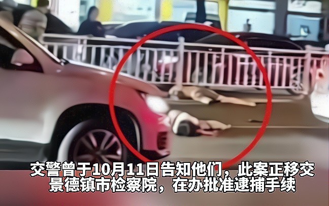 一家三口被撞案肇事司机被批捕，三口均去世