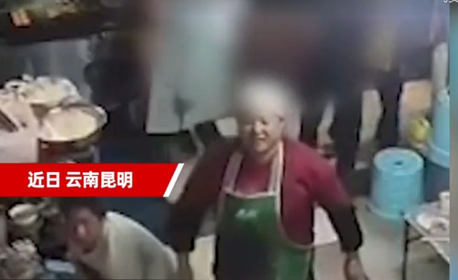 烧烤店老板娘说不担心打击报复，老板娘霸气制止