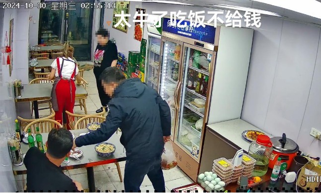 吃饭不给钱视频