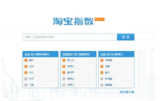淘宝搜索指数是什么意思？在哪里看？