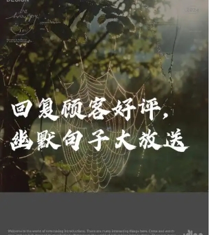 感谢客人好评的回复幽默的句子