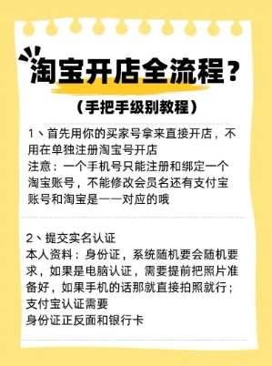2024淘宝店怎么免费开起来?流程和详情步骤是什么?