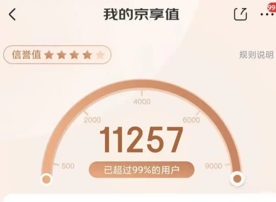 京享值6000什么级别？算是京东优质客户吗？